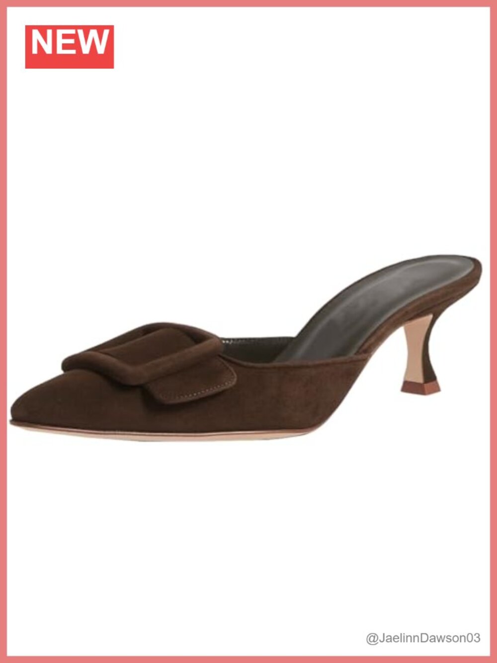 Pointed Toe Kitten Heel Mules Slingback Pumps Faux Suede Women Slip On